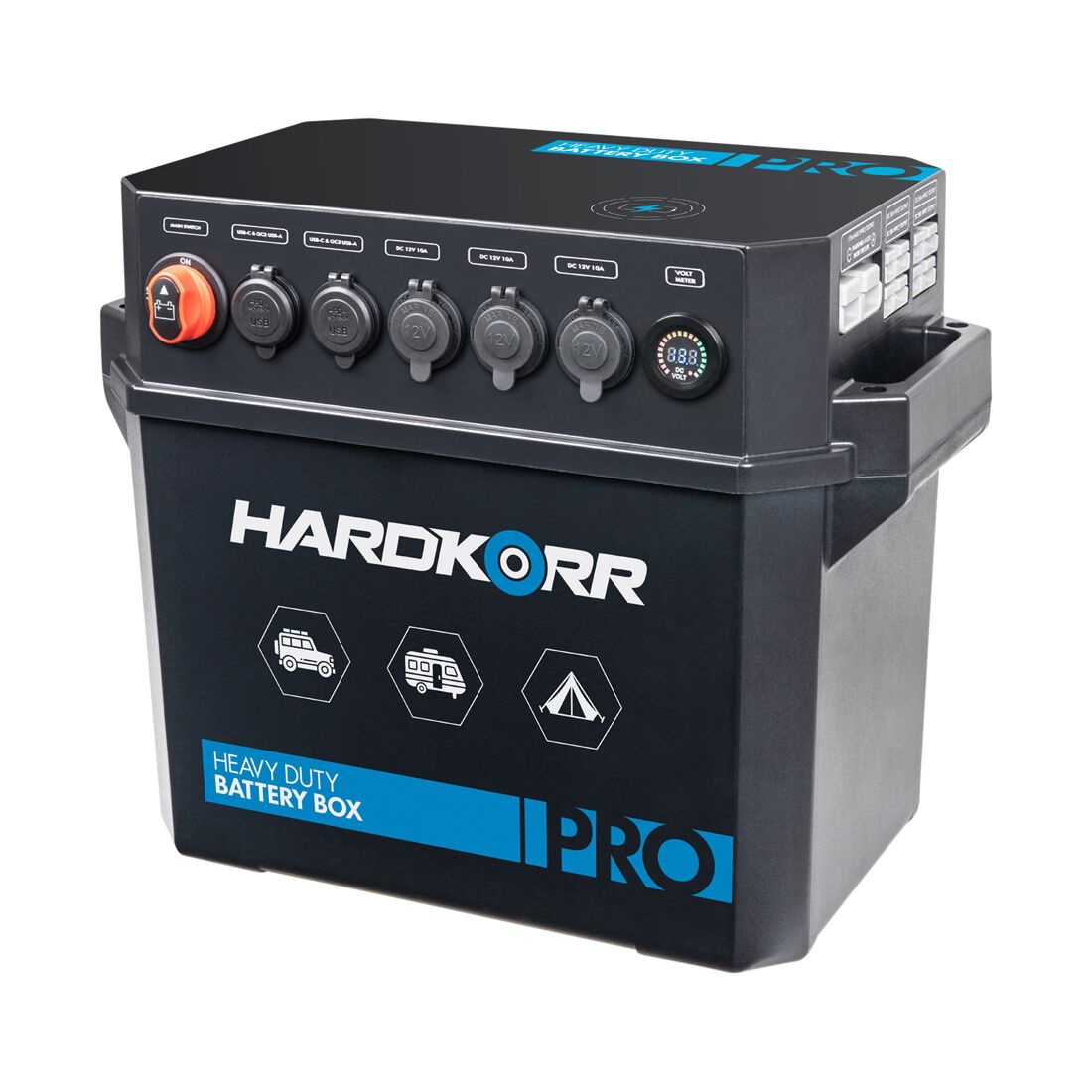 HardKorr Heavy Duty Battery Box PRO With Wireless Phone Charging, , scaau_hi-res