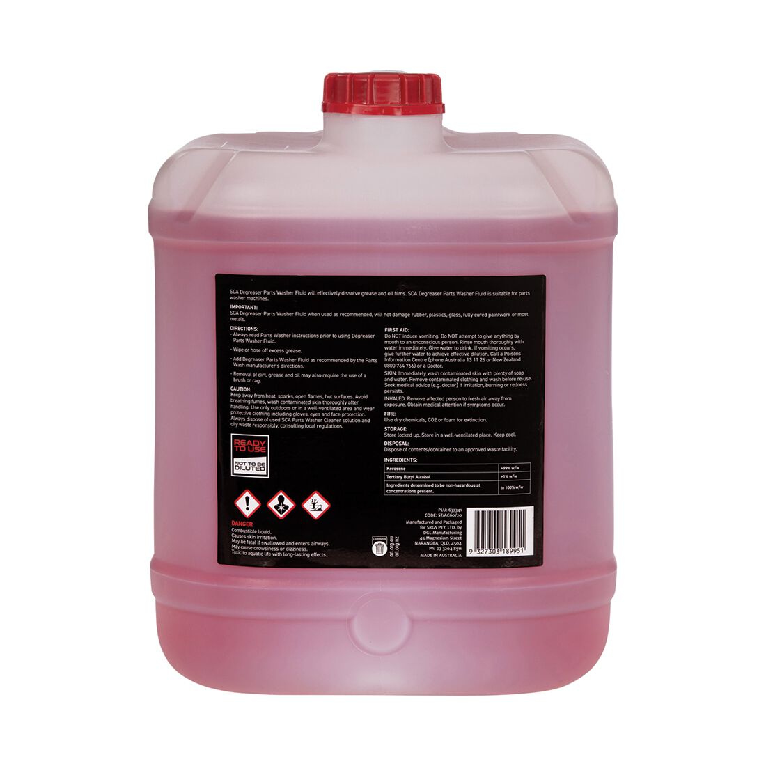 SCA Parts Wash Fluid - 20 Litre, , scaau_hi-res