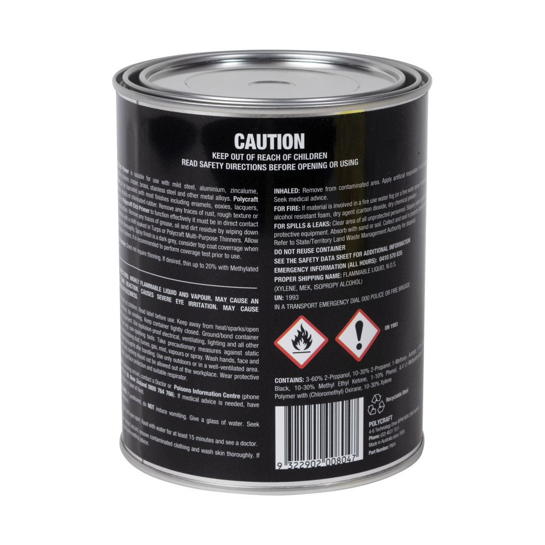 Polycraft Etch Primer 1 Litre, , scaau_hi-res