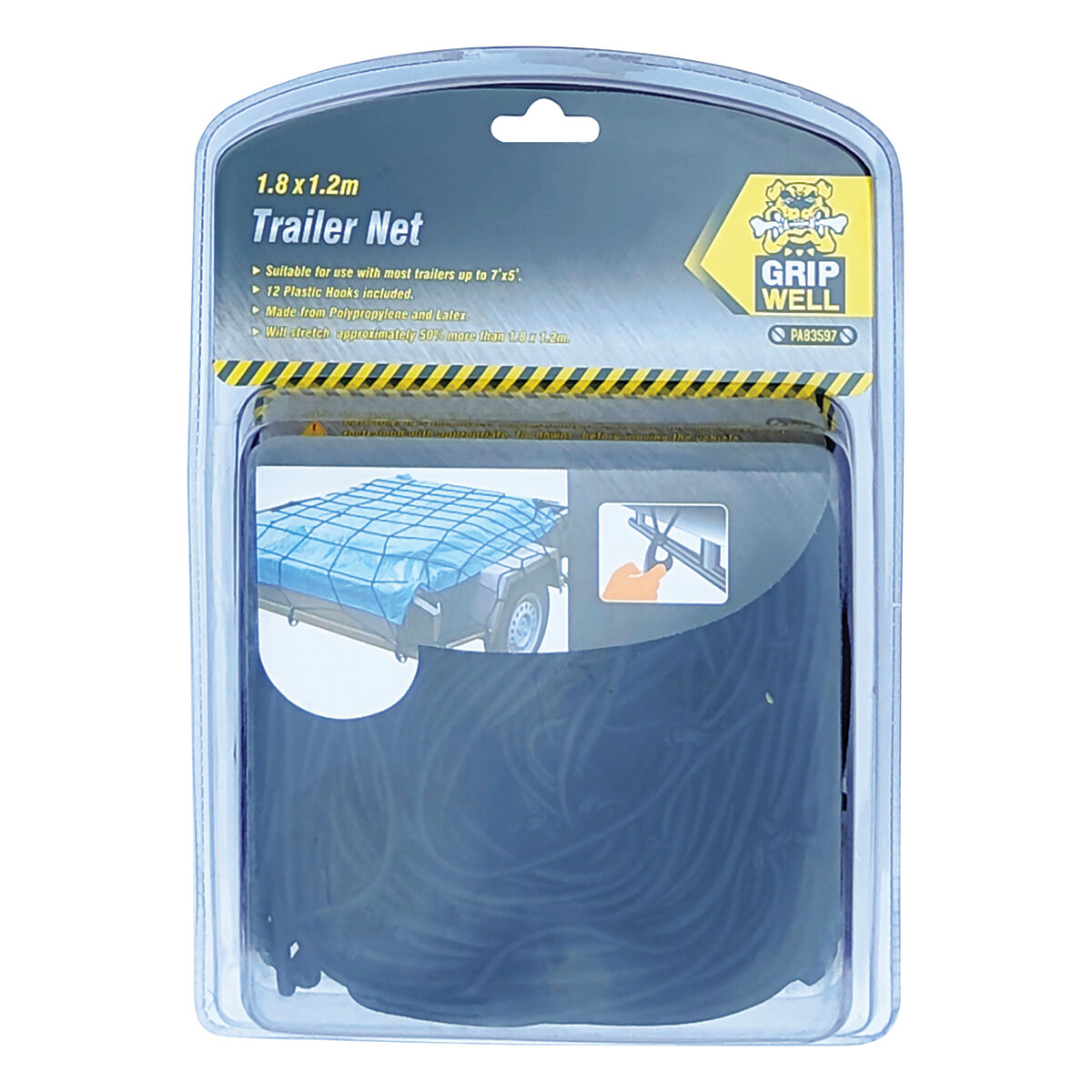 Gripwell Cargo Trailer Net Elastic 1.8m x 1.2m, , scaau_hi-res