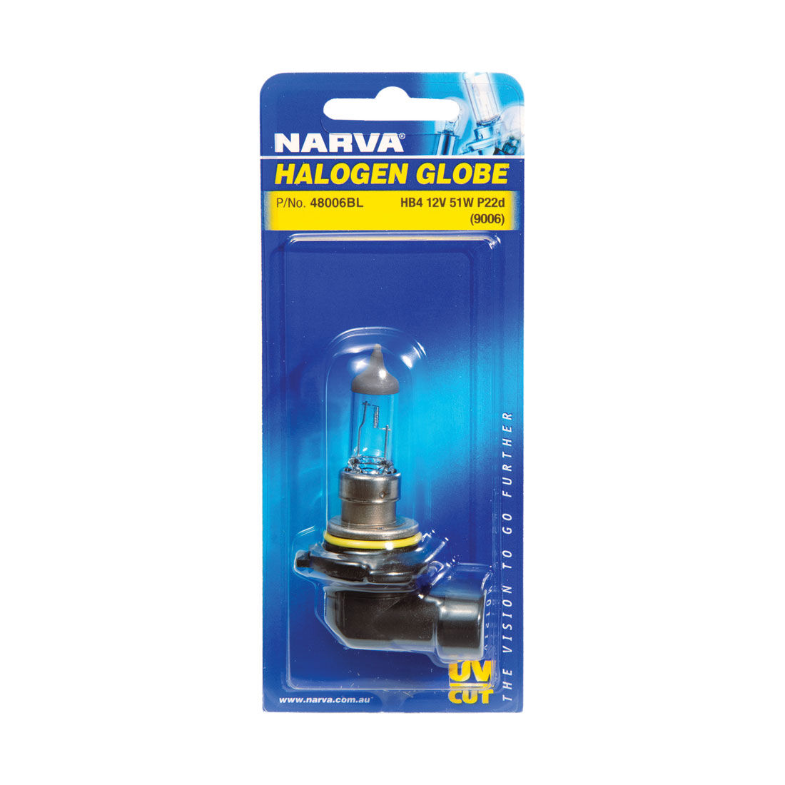 Narva Headlight Globe - HB4, 12V 51W, 48006BL, , scaau_hi-res