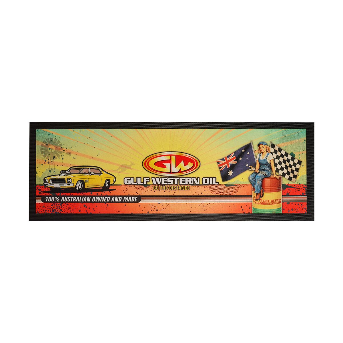 Gulf Western Bar Mat - 700 &times; 250 &times; 1.5mm, , scaau_hi-res