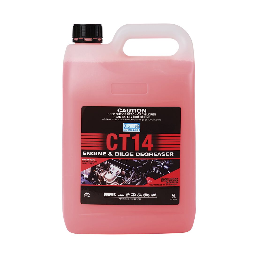 Chemtech&reg;CT14 Degreaser - 5 Litre, , scaau_hi-res