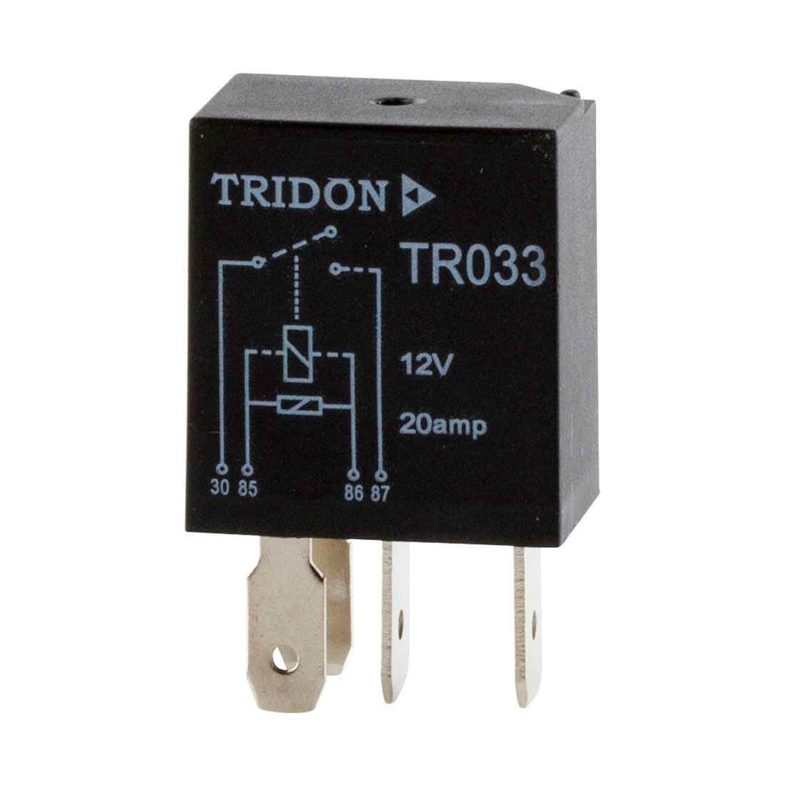 Tridon Relay - Micro, 12V 20 AMP 4 Pin, Non Outage - TR033PAC, , scaau_hi-res