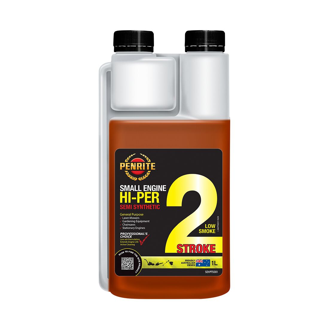 Penrite Hi-Per 2 Stroke Engine Oil - 1 Litre, , scaau_hi-res
