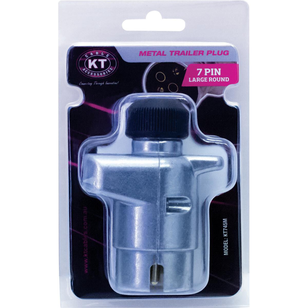 KT Cable Trailer Plug 7 Pin Large Round Metal, , scaau_hi-res