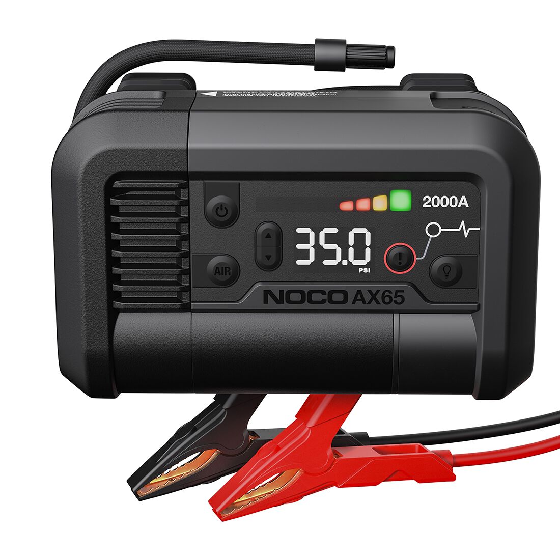 NOCO AX65 12V 2000A Jump Starter With Built-In 100PSI Air Compressor & 100 Lumen LED Flashlight, , scaau_hi-res