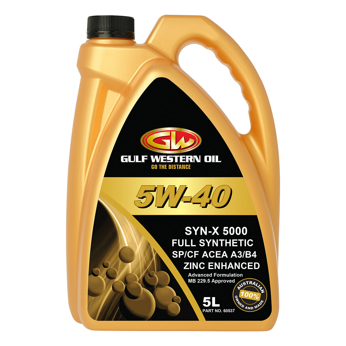 Gulf Western Syn-X 5000 Engine Oil 5W-40 - 5 Litre, , scaau_hi-res