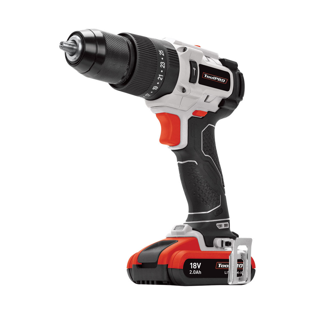 ToolPRO 18V Brushless Hammer Drill Kit 2.0Ah, , scaau_hi-res