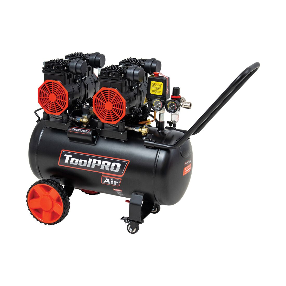 ToolPRO Air Compressor Silenced 2.75HP 50 Litre tank, , scaau_hi-res