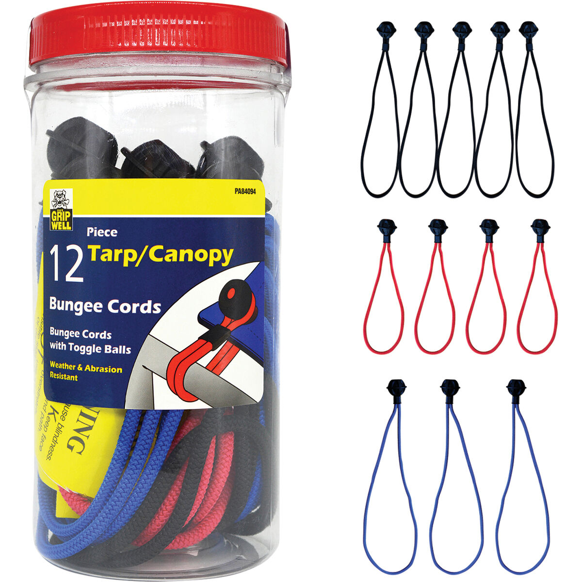 Bungee Cord Pack - 12 Pack, , scaau_hi-res