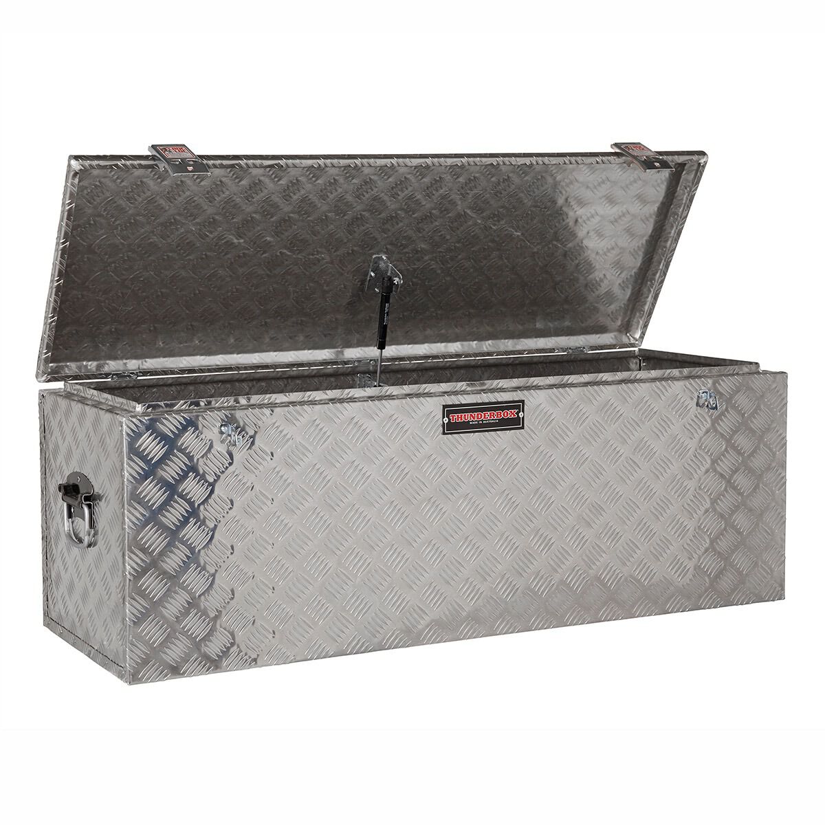 Thunderbox Aluminium Checkerplate Tool Box 114 Litre, , scaau_hi-res