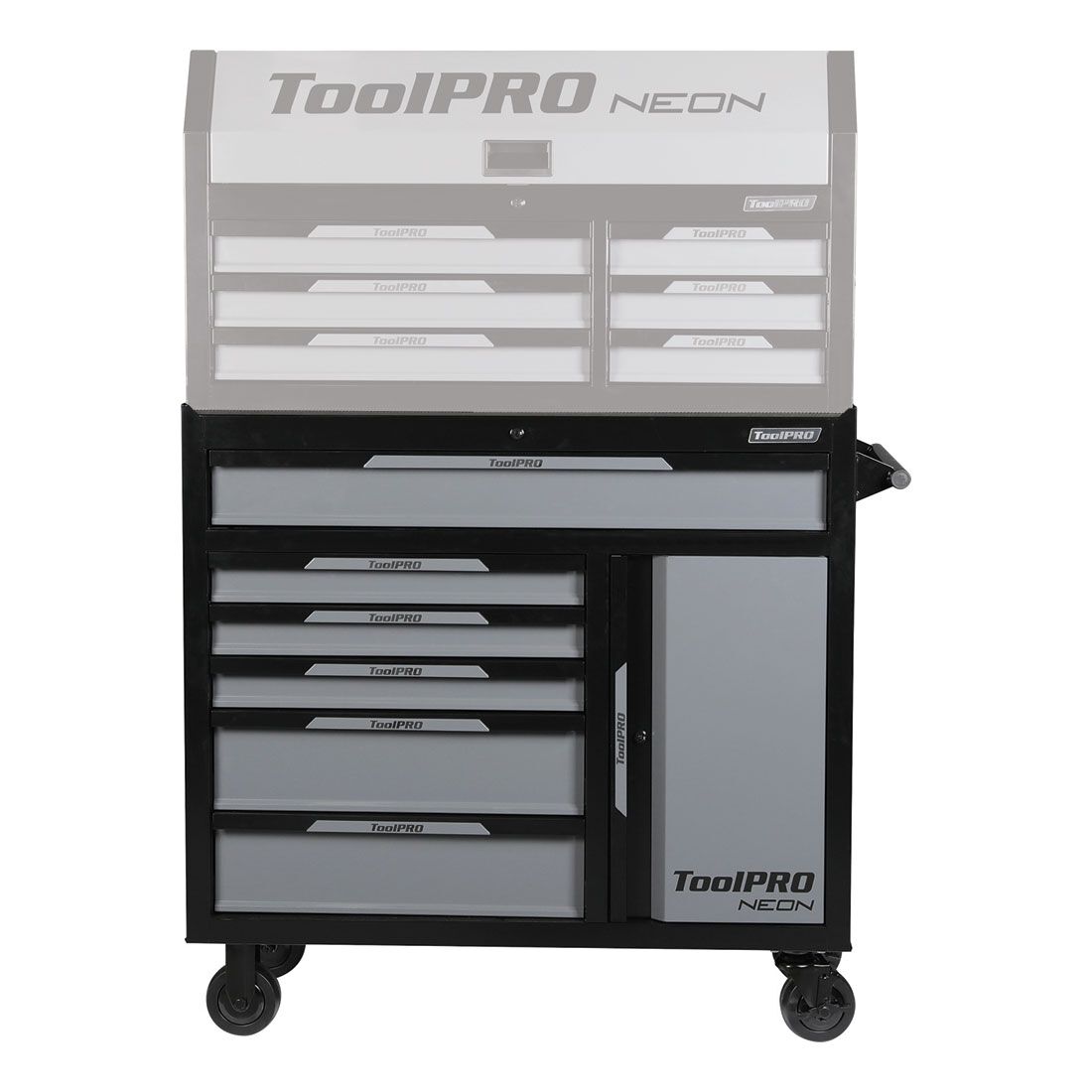 ToolPRO 42" Neon Ghost Tool Cabinet, , scaau_hi-res