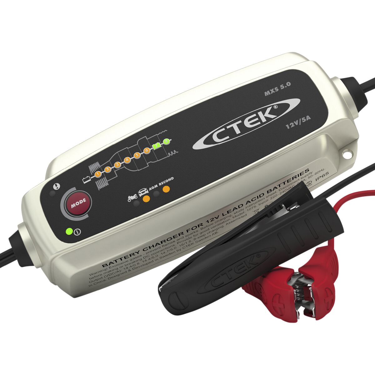 CTEK Battery Charger 12V 5 Amp 8 Stage - MXS5.0, , scaau_hi-res