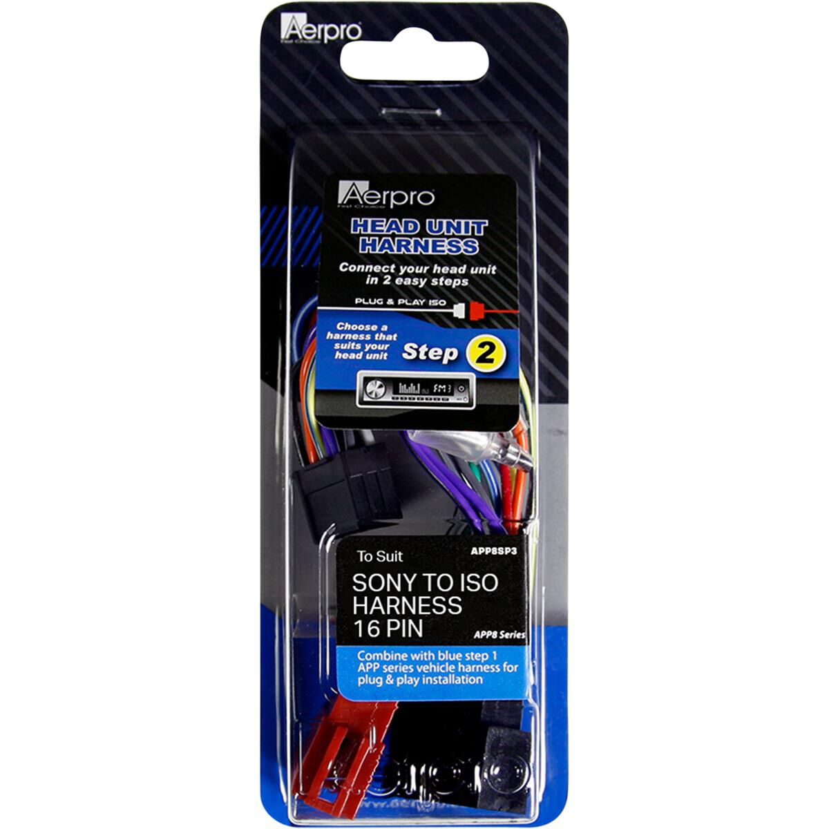 Aerpro APP8SP3 Head Unit Specific Wiring Harness, , scaau_hi-res