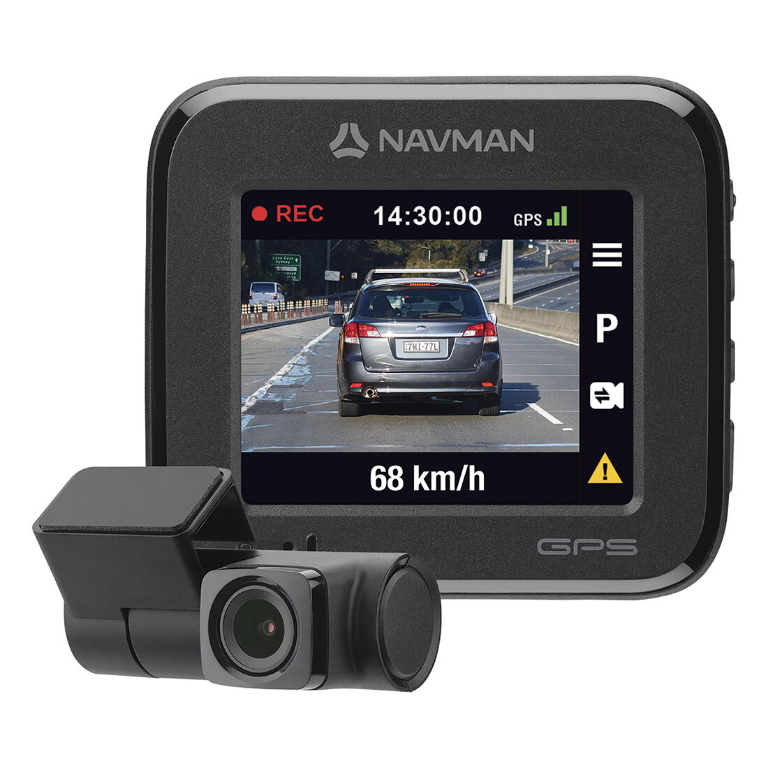 Navman AUTO550 1080p Front And Rear Dash Camera, , scaau_hi-res