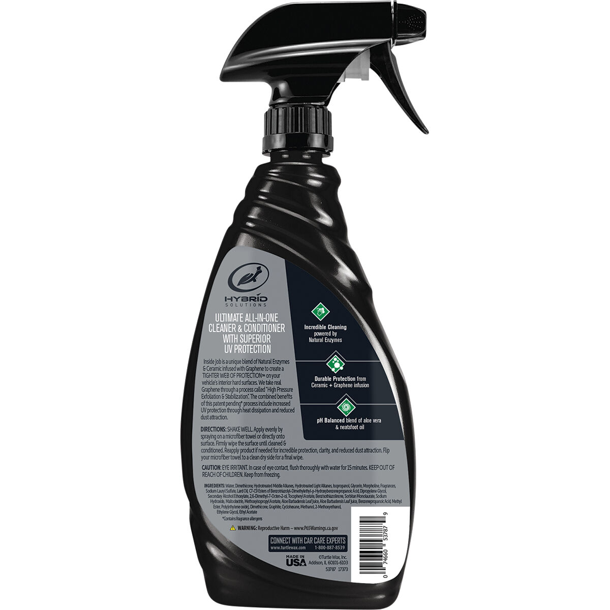 Turtle Wax Hybrid Solutions Ceramic + Graphene Inside Job 473mL, , scaau_hi-res
