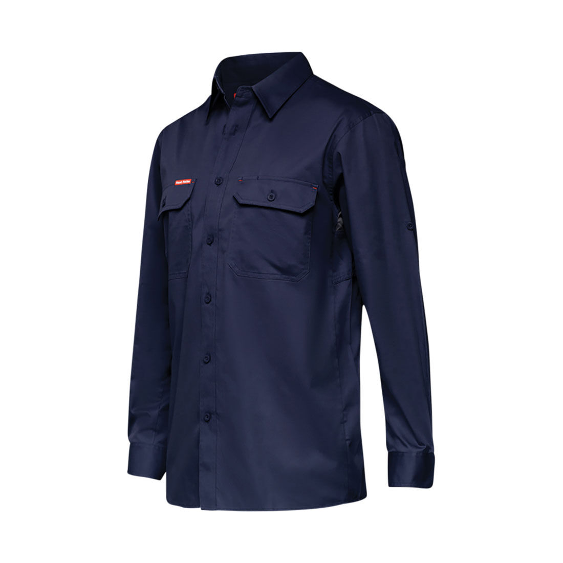 Hard Yakka Koolgear Vented Long-Sleeved Shirt Navy Navy M, Navy, scaau_hi-res