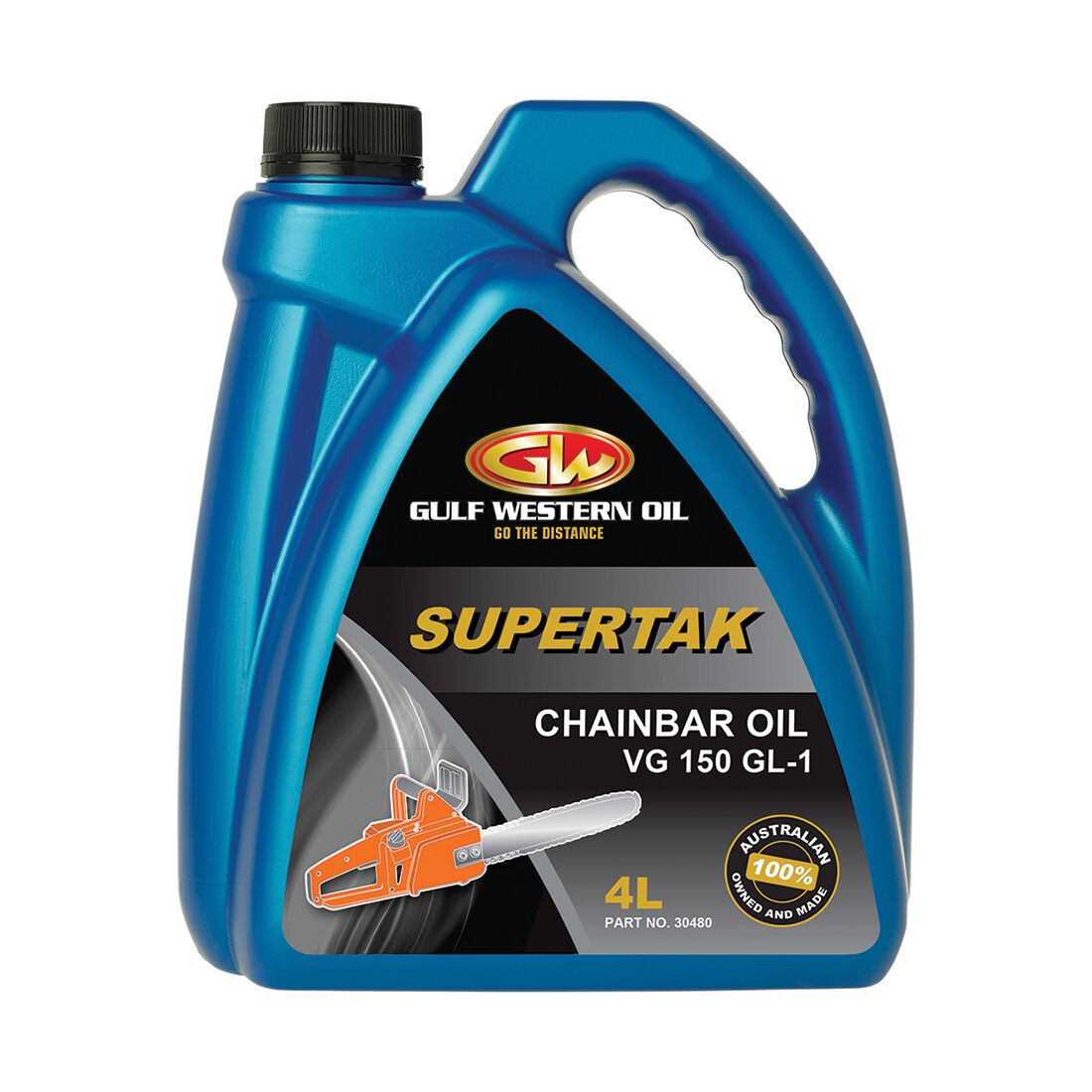 Gulf Western Supertak Chain Saw Bar Oil - 4 Litre, , scaau_hi-res