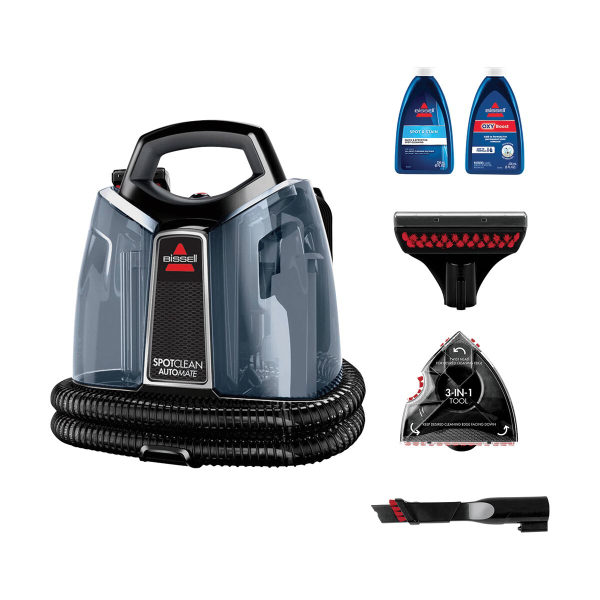 Bissell Spot Clean AutoMate Carpet & Upholstery Cleaner with 2.2m Hose, , scaau_hi-res
