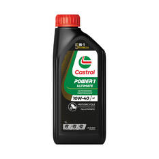 Castrol POWER 1 ULTIMATE 4T Motorcycle Oil 10W-40 1 Litre, , scaau_hi-res