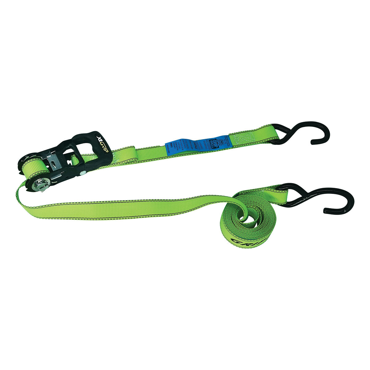 Gripwell Ratchet Tie Down Heavy Duty XL 340kg 25mm X 3.6m, , scaau_hi-res