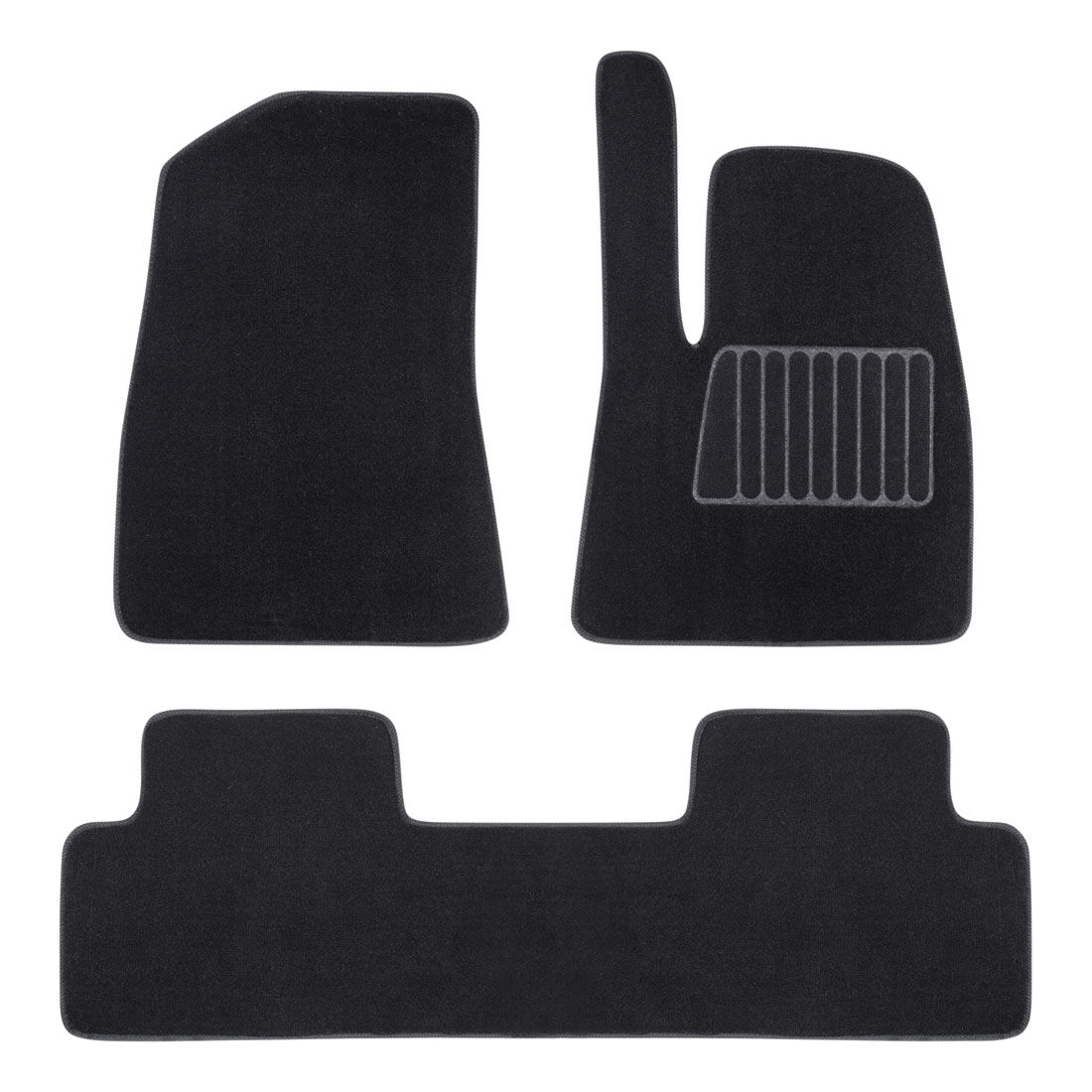 SCA Carpet Car Floor Mats - Front/Rear, Tesla Model 3 2019-23, Black, , scaau_hi-res