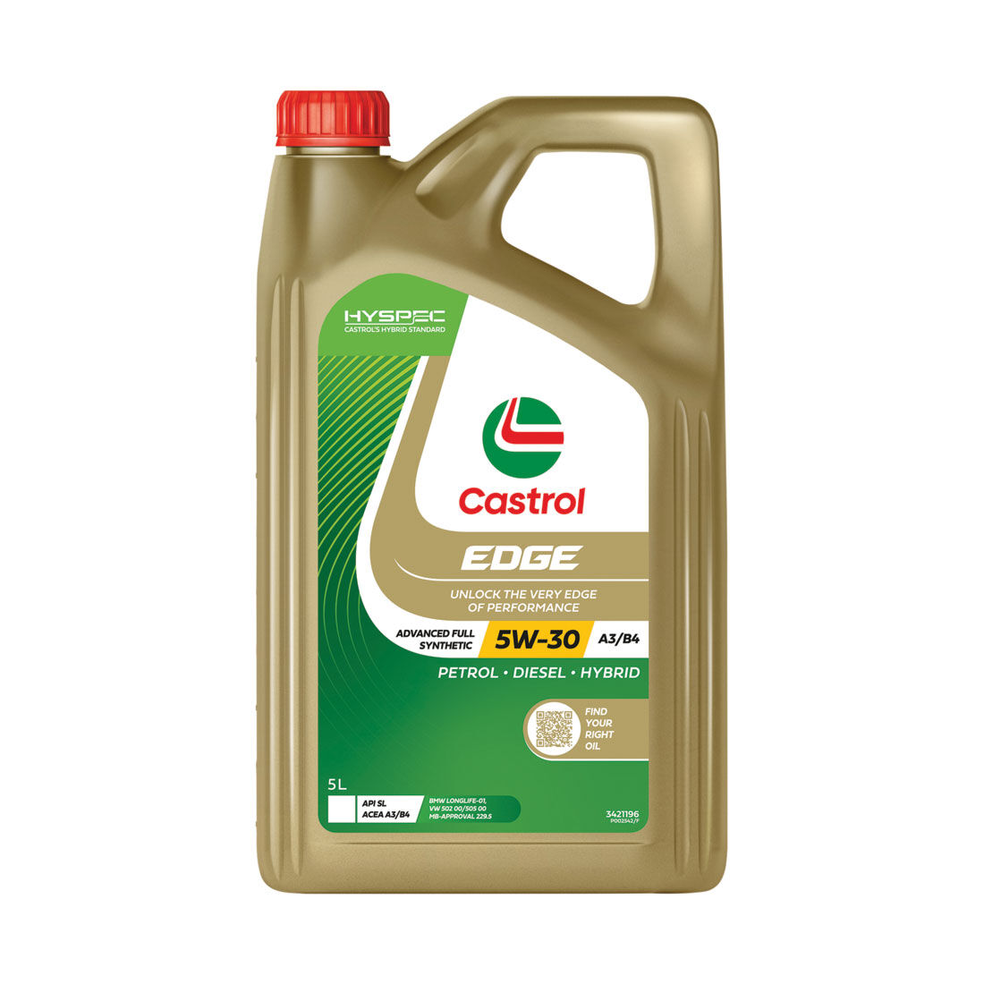 Castrol EDGE Engine Oil - 5W-30, A3/B4, 5 Litres, , scaau_hi-res