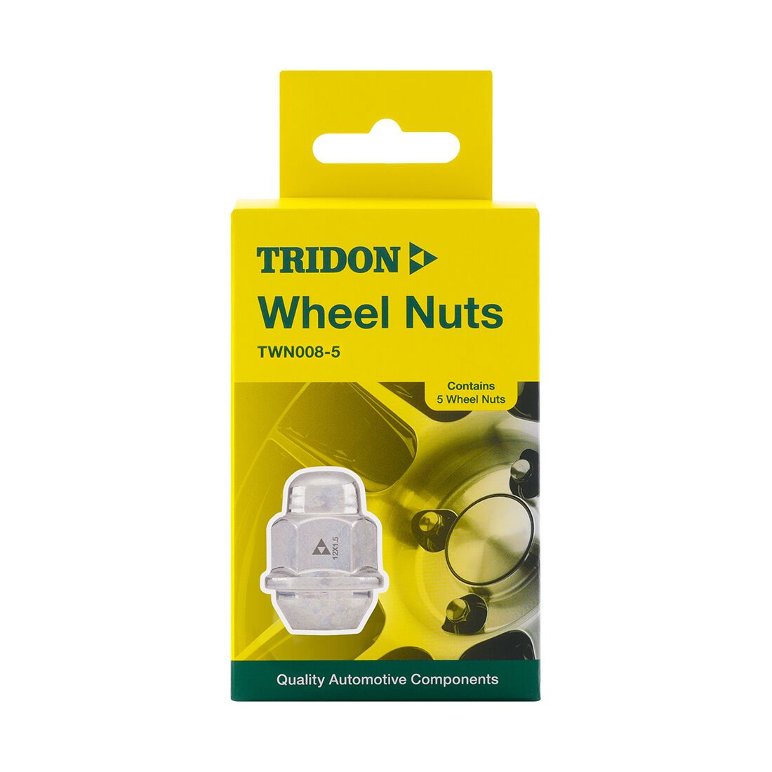 Tridon Wheel Nuts M12x1.5 Tapered Seat 21mm Hex 5 Pack TWN008-5, , scaau_hi-res