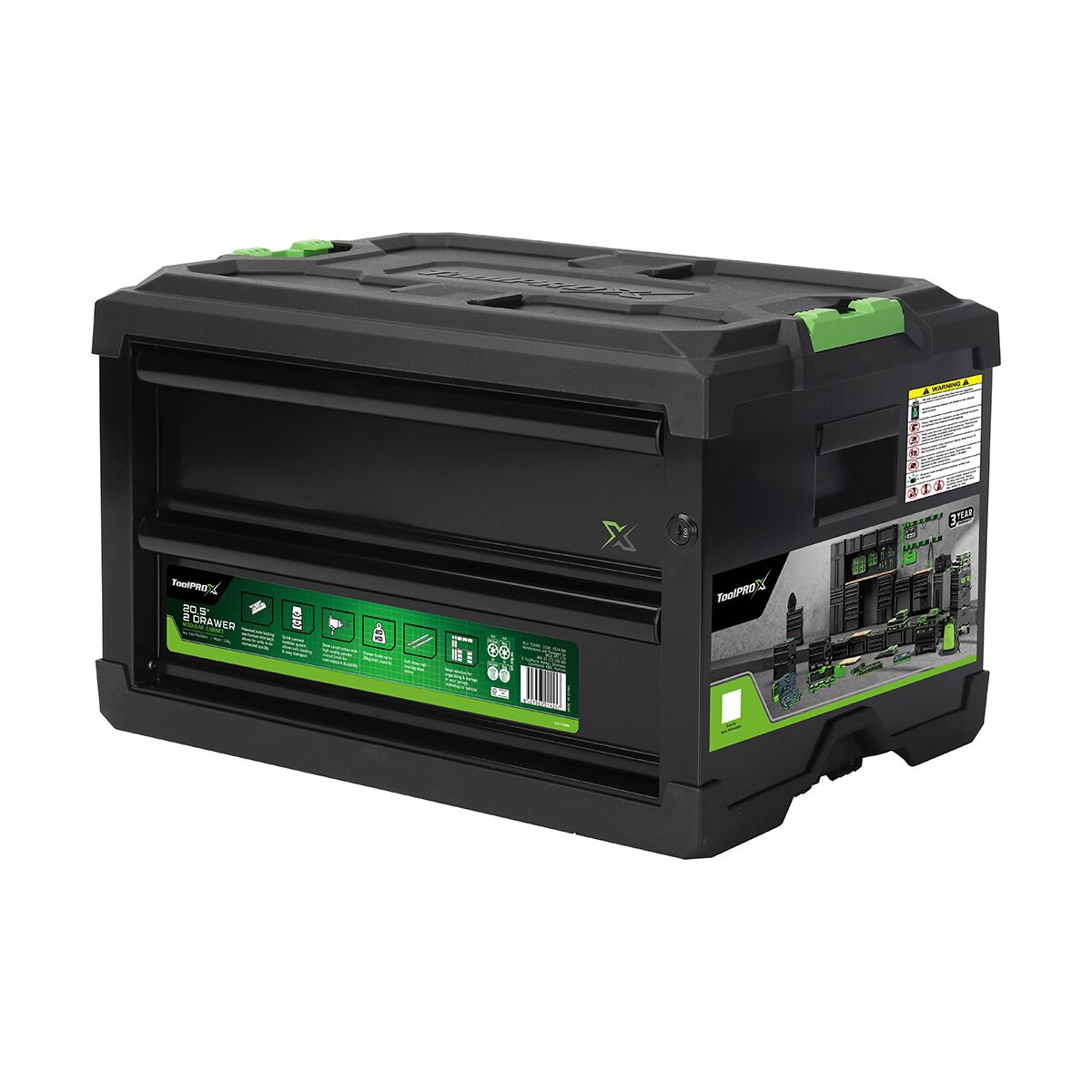 ToolPRO-X Metal Modular Storage System - 2 Drawer Cabinet, , scaau_hi-res