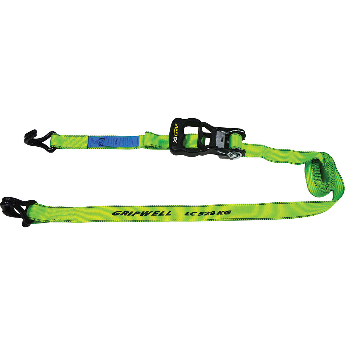 Ratchet Tie Down - 3.6m, 529kg, 2 Pack, , scaau_hi-res