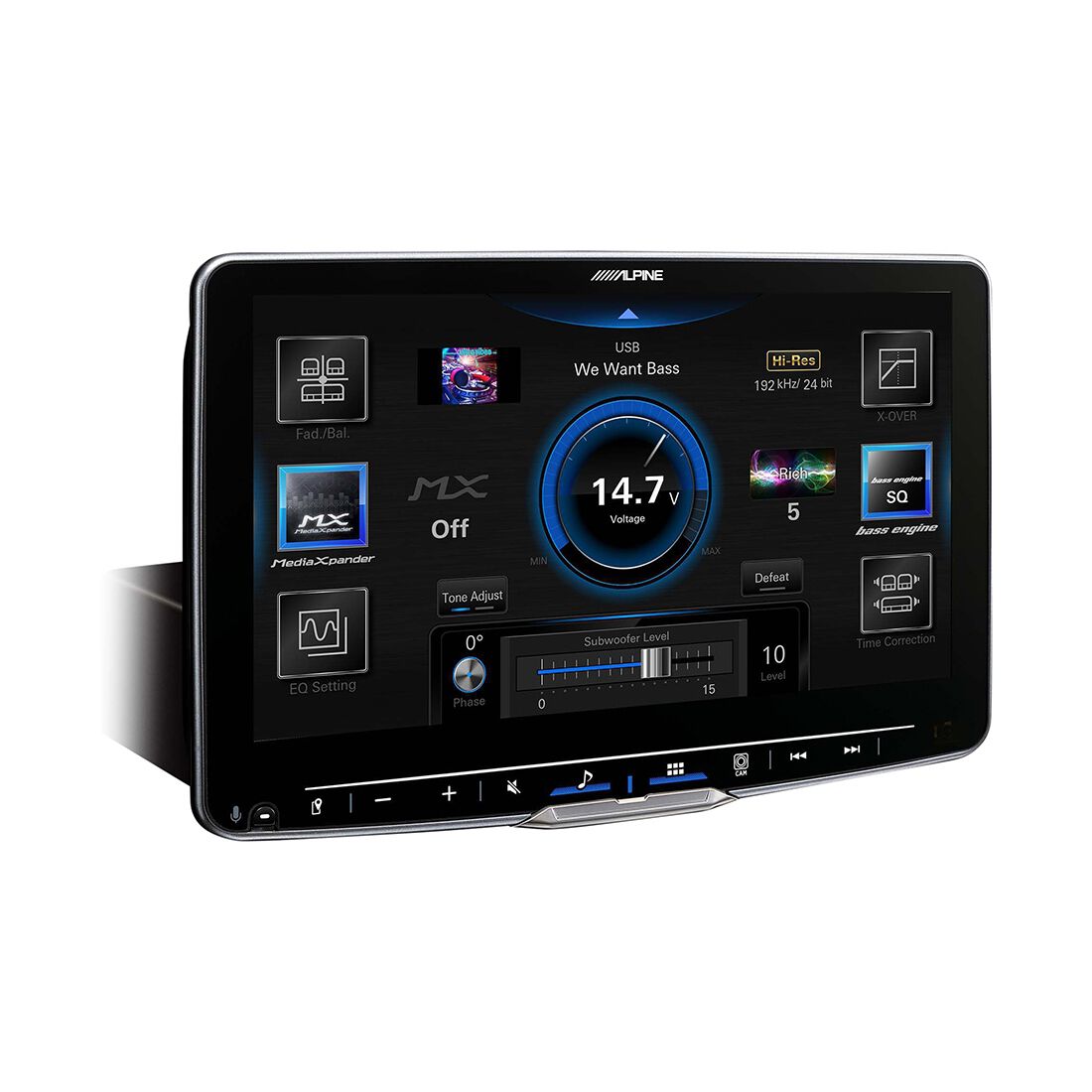Alpine ILX-F509E Halo9 9" Hi-Res Audio Receiver with Wireless Apple CarPlay and Wired Android Auto, , scaau_hi-res