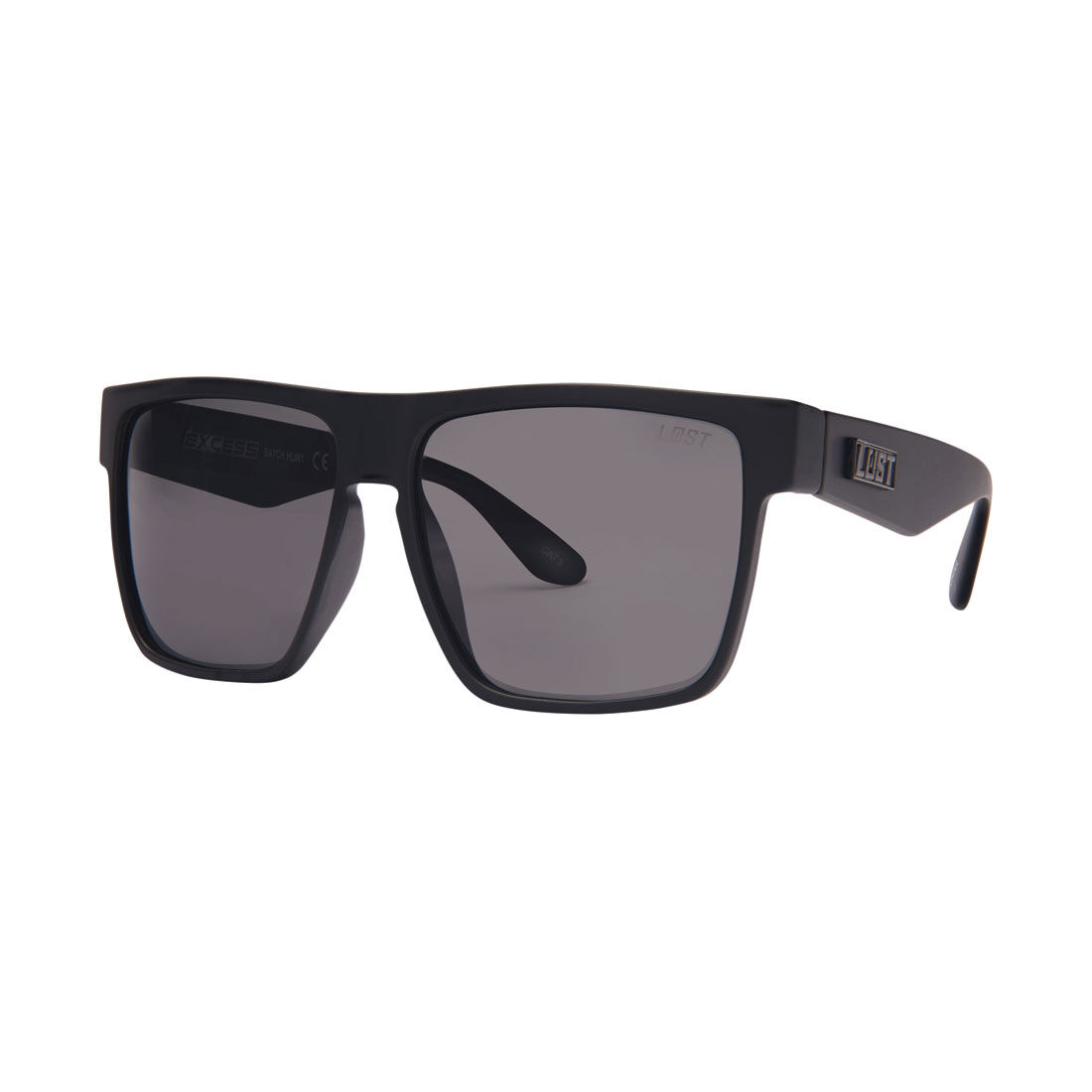 LOST Sunglasses Excess Polarised Matt Black, , scaau_hi-res