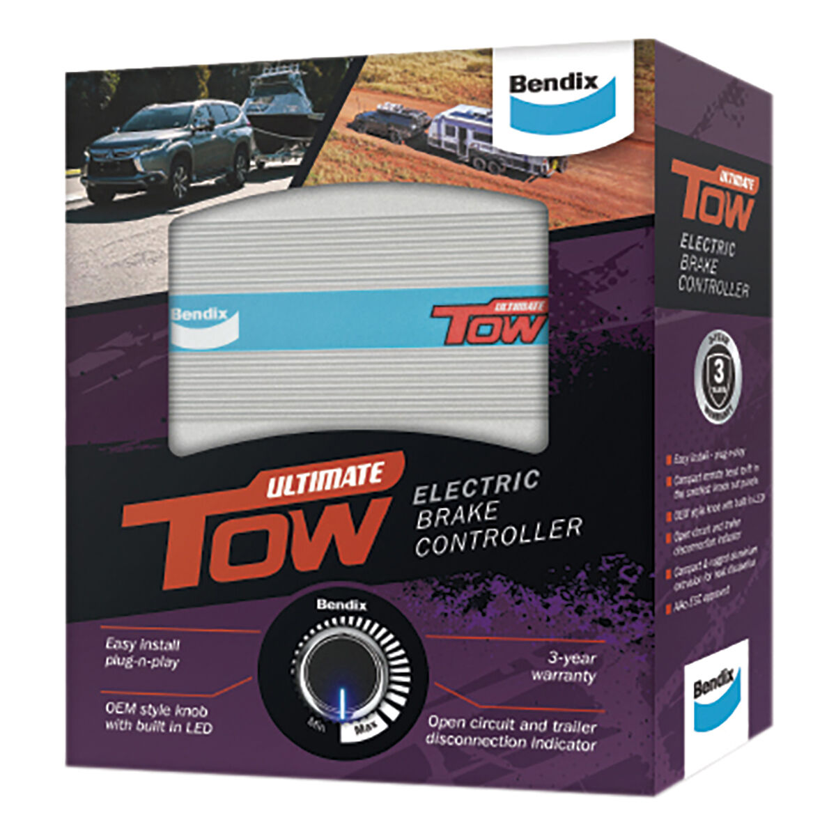 Bendix Ultimate Tow Electric Brake Controller, , scaau_hi-res