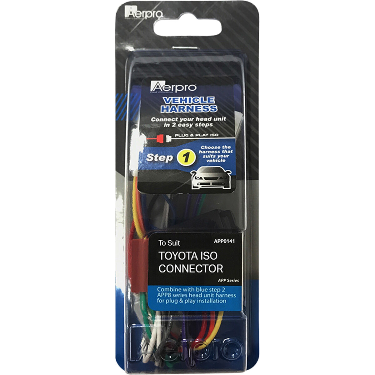 Aerpro APP0141 Vehicle Specific Wiring Harness to suit various Toyota Models, , scaau_hi-res