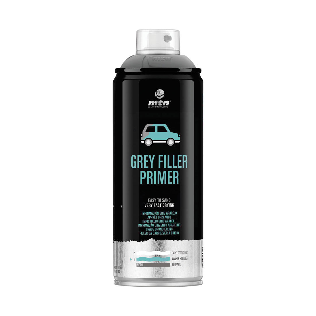 MTN Pro Grey Filler Primer Spray Paint 400mL, , scaau_hi-res