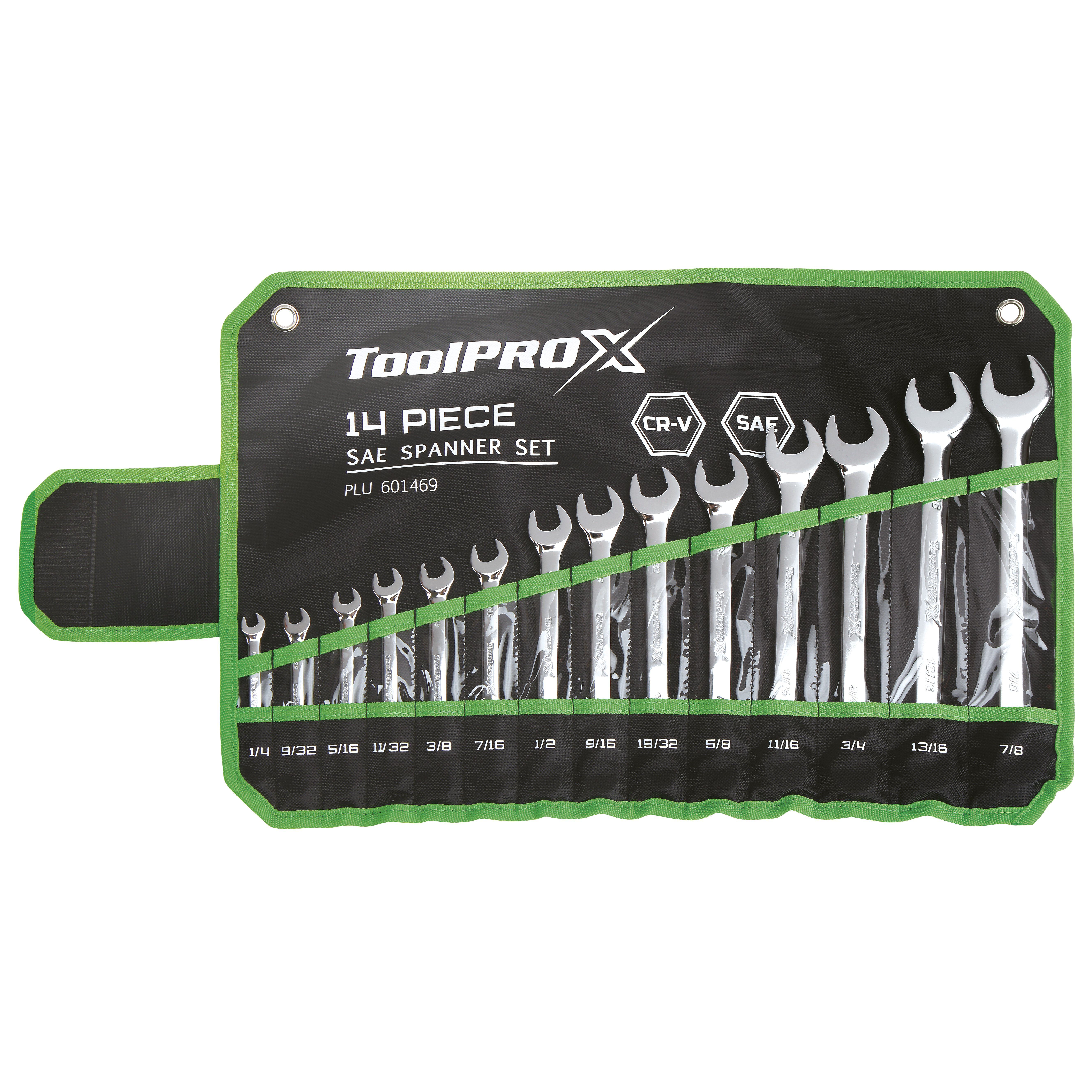 ToolPRO-X Spanner Set Combination SAE 14 Piece, , scaau_hi-res