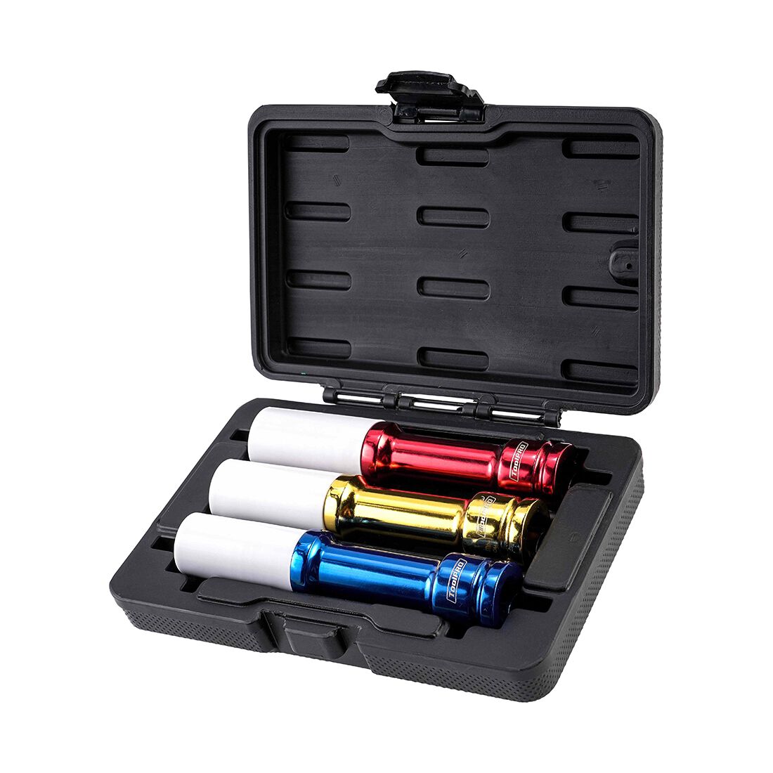 ToolPRO Impact Extra-Long Wheel Nut Socket Set 1/2" Drive Metric 3 Piece, , scaau_hi-res