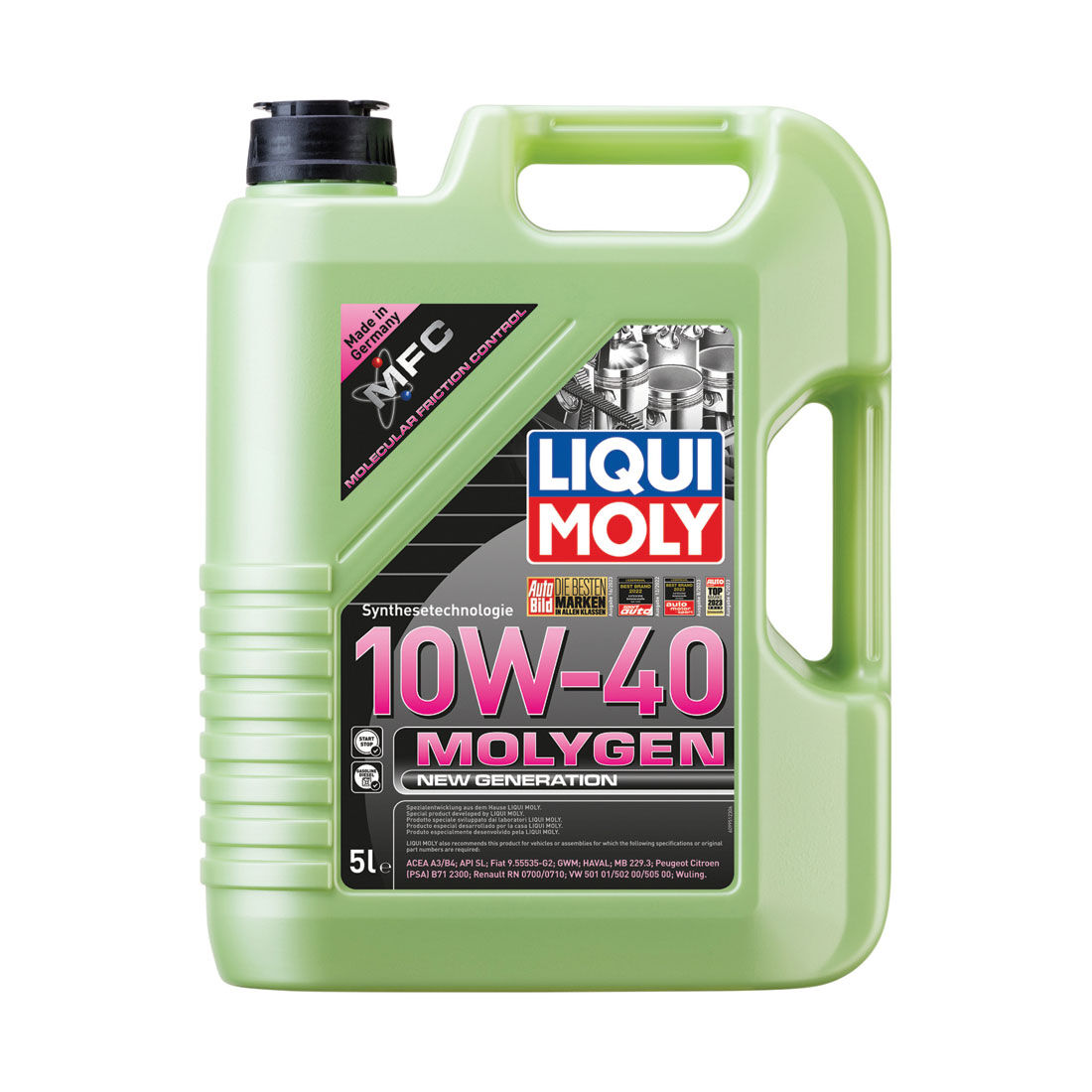 LIQUI MOLY Molygen 10W-40 5 Litre, , scaau_hi-res