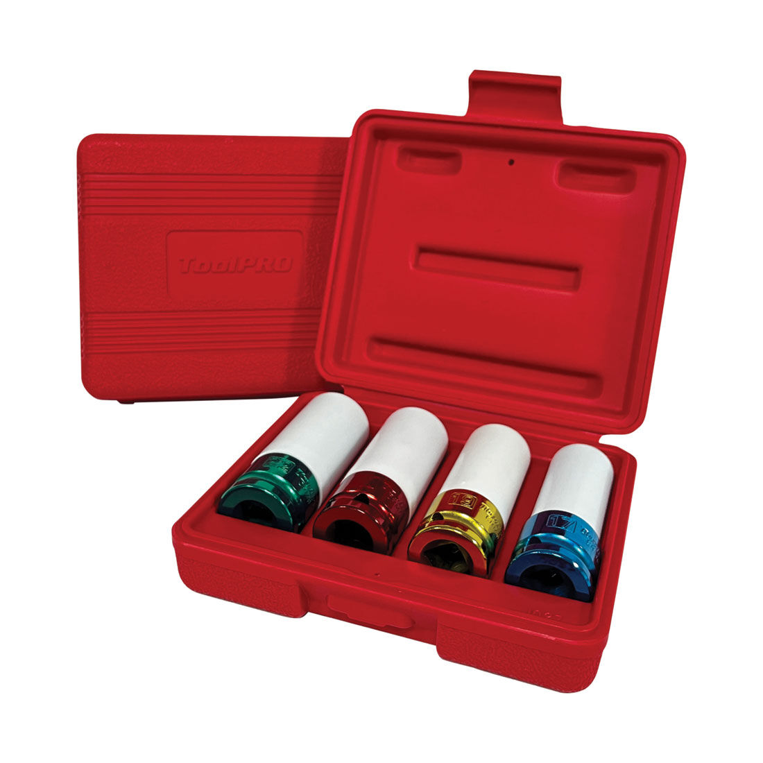 ToolPRO Impact Wheel Nut Socket Set 1/2" Drive Metric 4 Piece, , scaau_hi-res