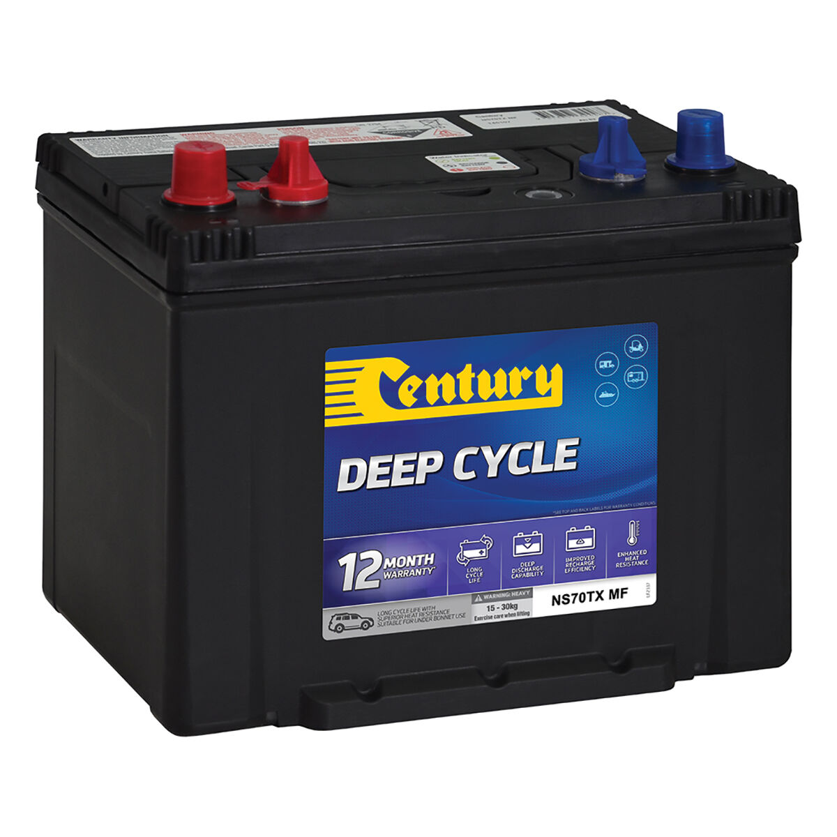 Century NS70TX MF Deep Cycle Battery, , scaau_hi-res