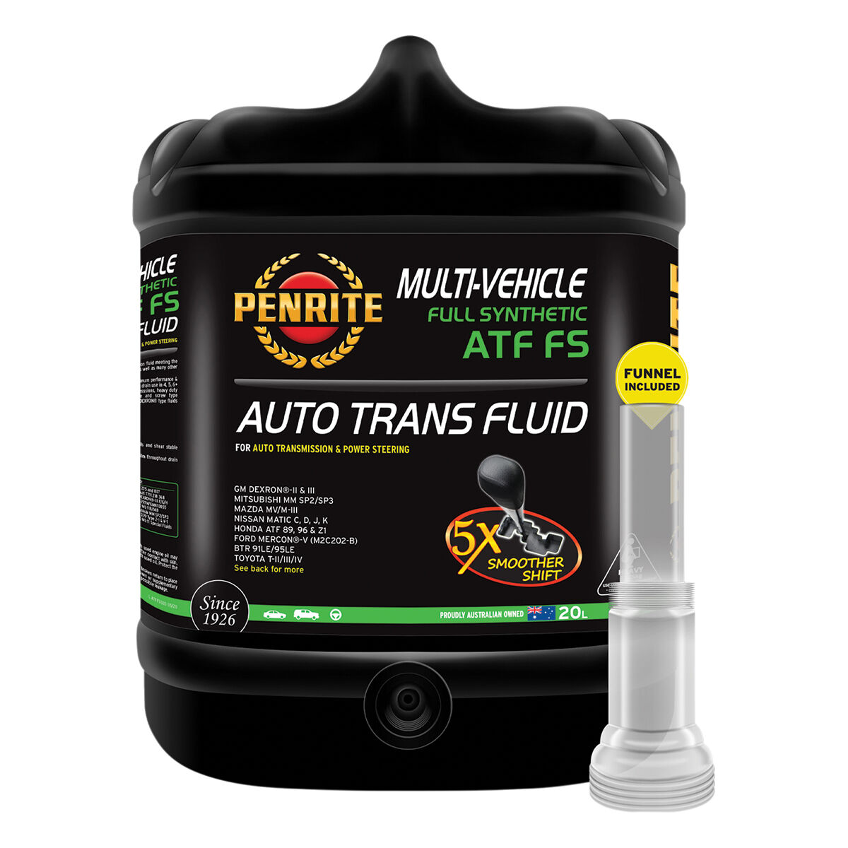 Penrite ATF FS Automatic Transmission Fluid 20 Litre, , scaau_hi-res