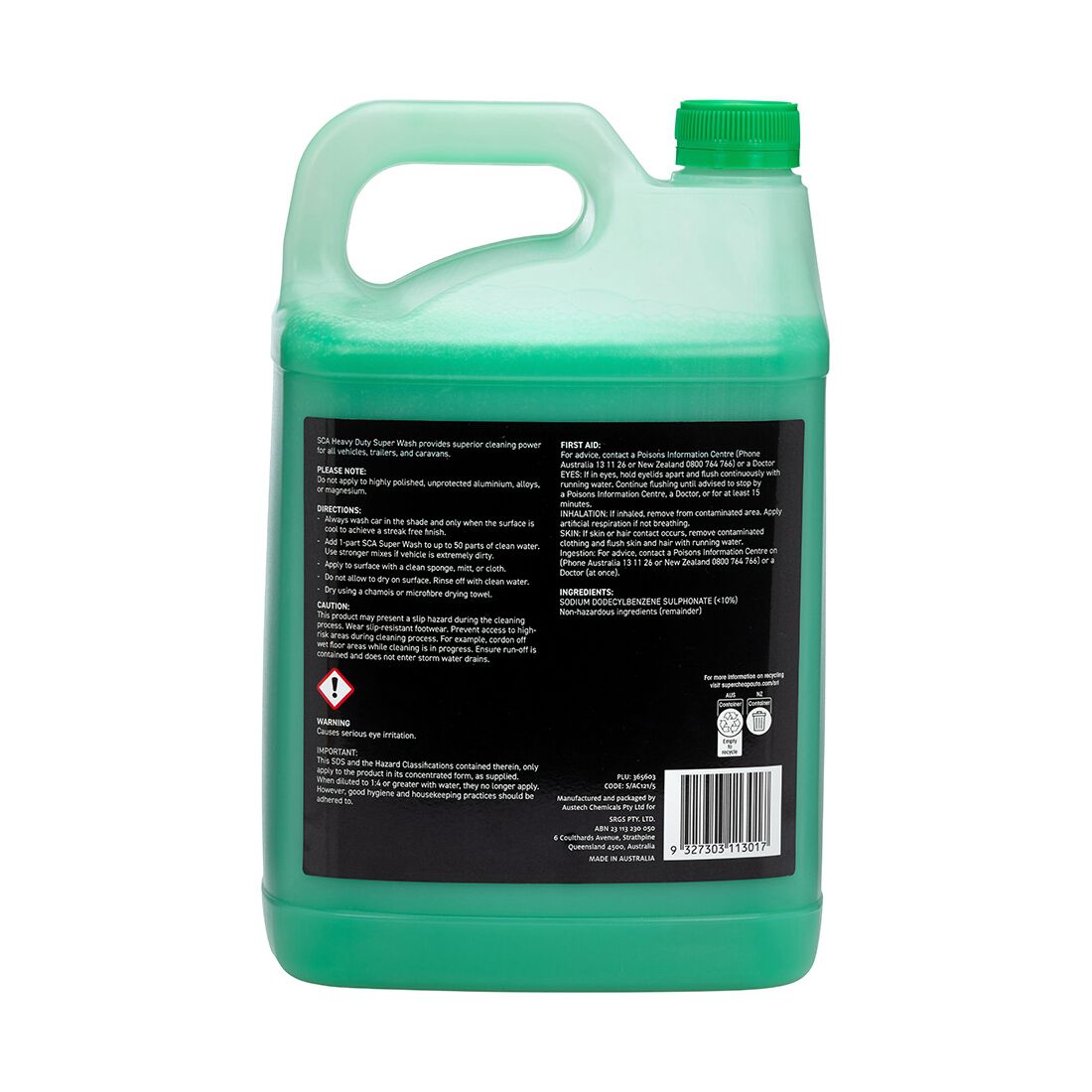 SCA Heavy Duty Superwash 5 Litre, , scaau_hi-res