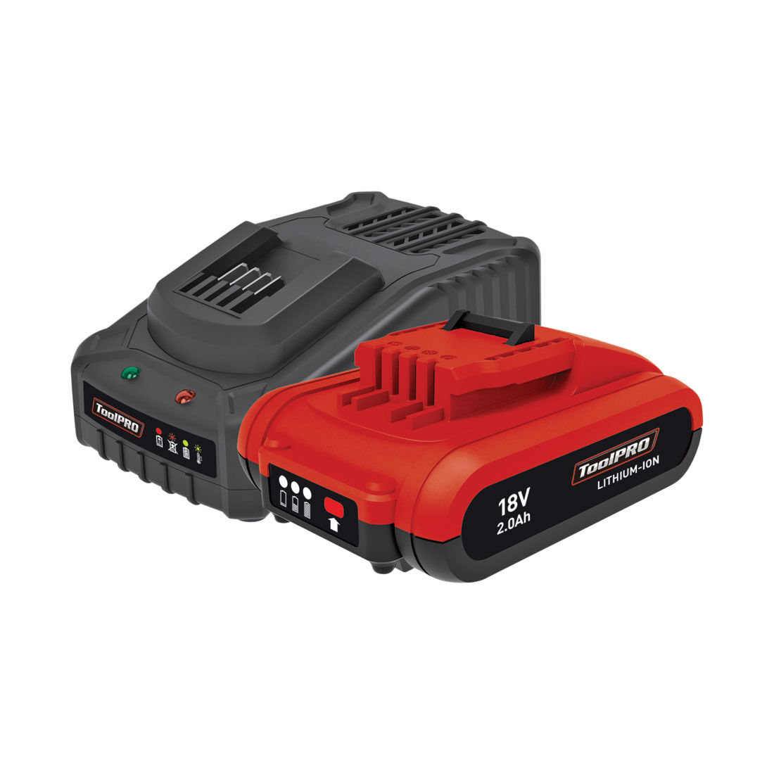 ToolPRO 18V 2.0Ah Battery & Charger Kit, , scaau_hi-res