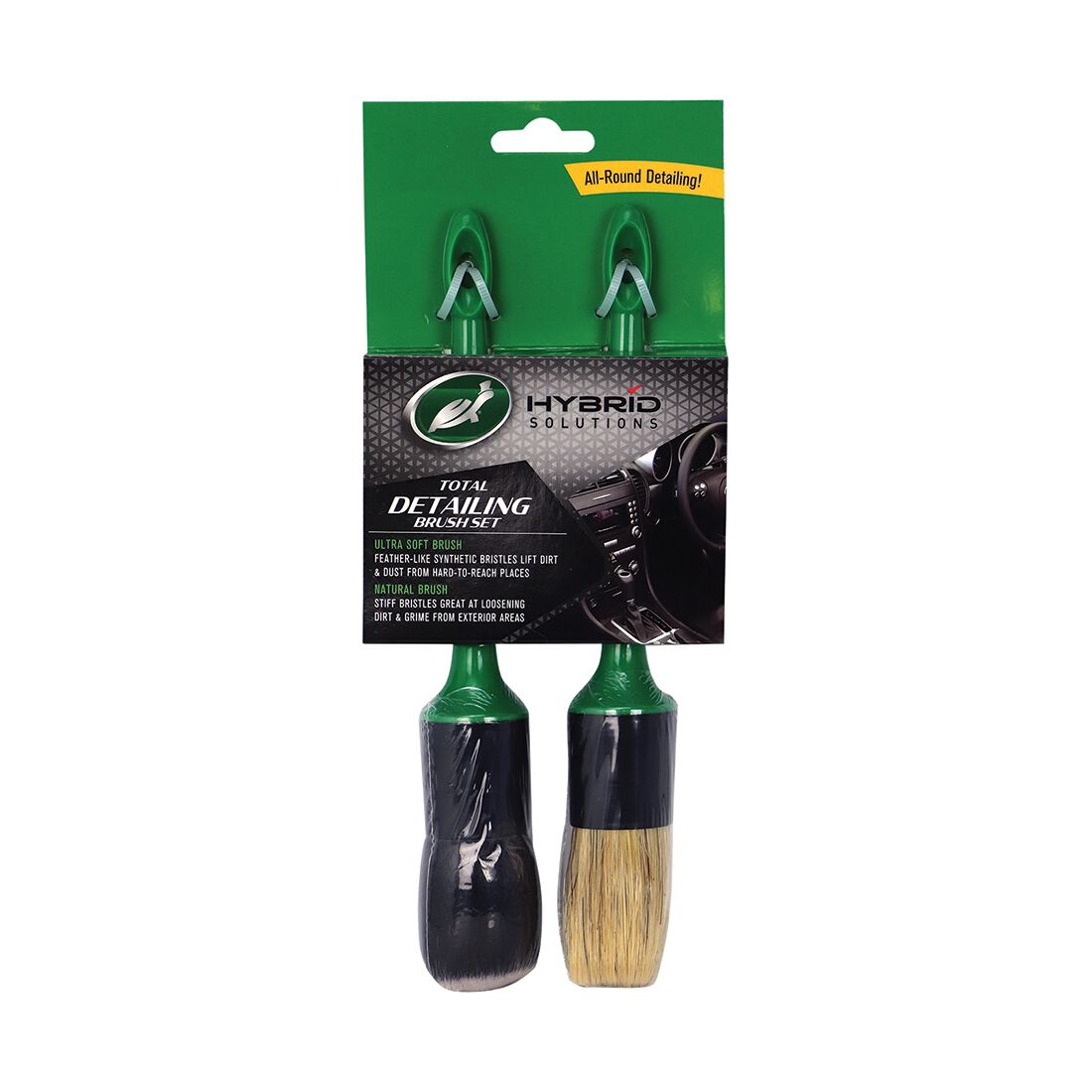 Turtle Wax Hybrid Solutions Total Detailing Brush Set 2PK, , scaau_hi-res
