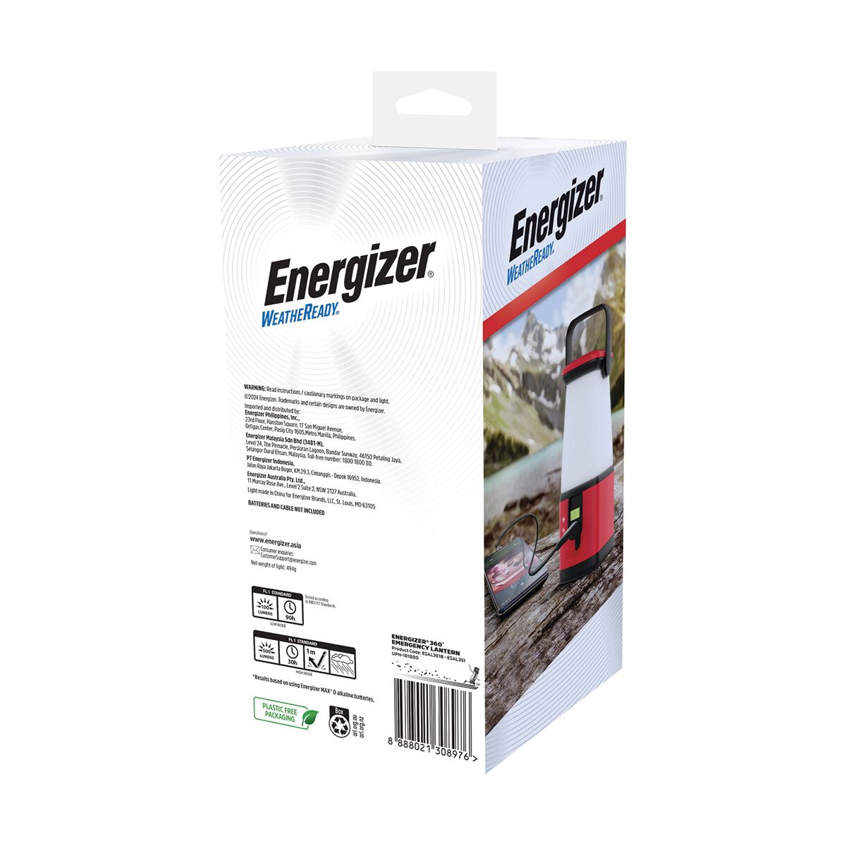 Energizer 360&deg; 500 Lumens Lantern, , scaau_hi-res