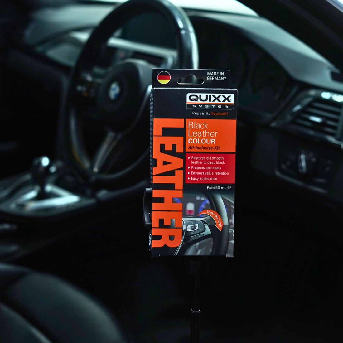 QUIXX Black Leather Colour Kit, , scaau_hi-res