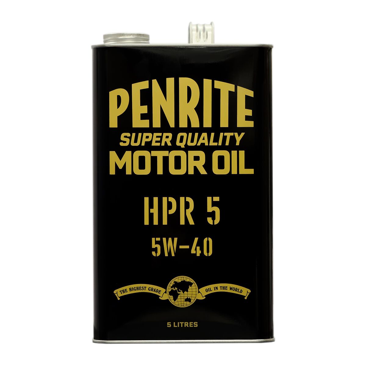 Penrite HPR 5 Engine Oil - 5W-40 5 Litre (Collectors Item Vintage Tin), , scaau_hi-res
