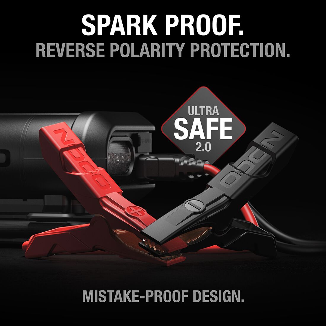 NOCO 12V 2000A Jump Starter With Built-In 100PSI Air Compressor & 100 Lumen LED Flashlight - AX65, , scaau_hi-res