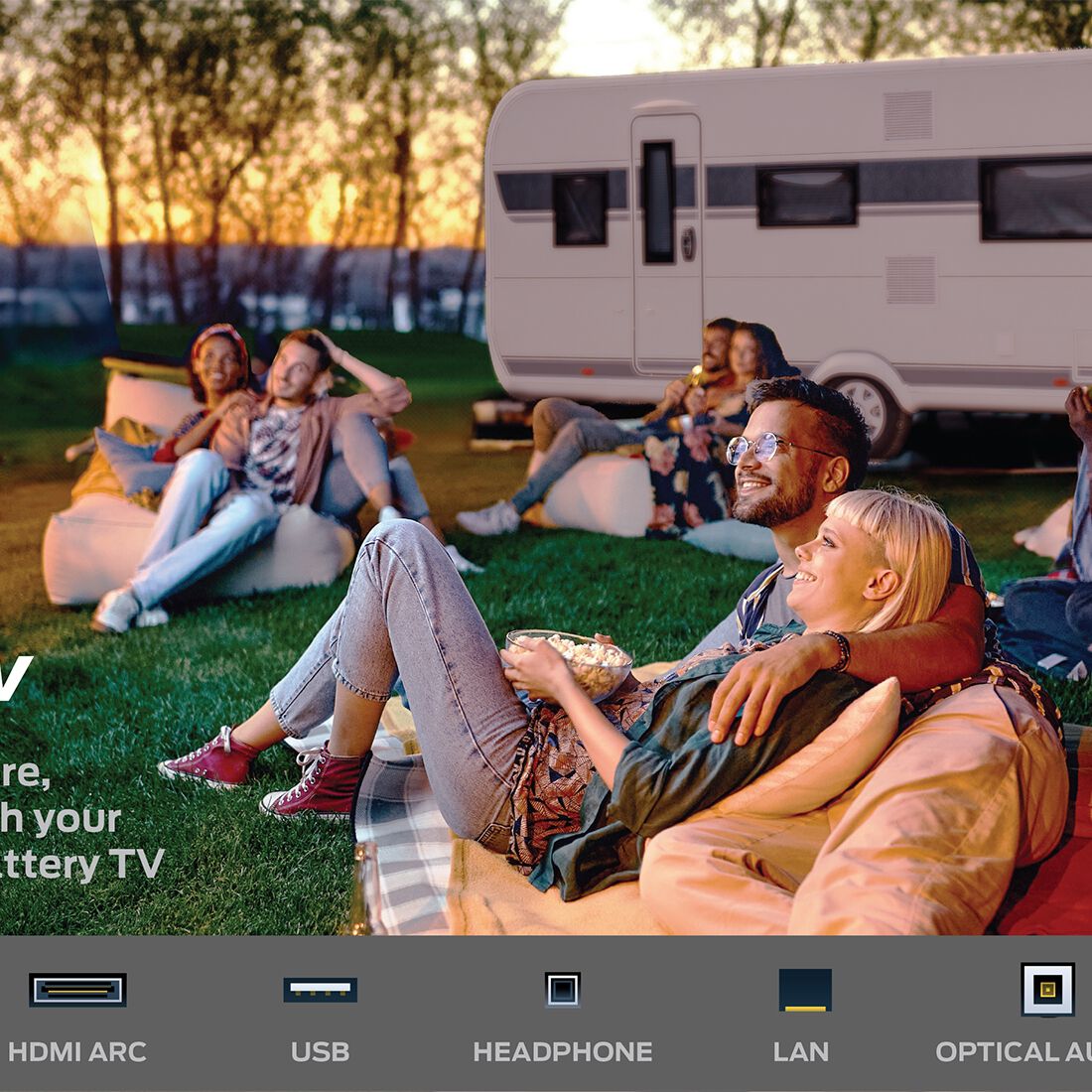 Monster 32in HD LED Smart TV 12/240V with Built-In Battery, , scaau_hi-res
